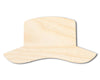 Unfinished Bucket Hat Shape | DIY Craft Cutout | up to 46" DIY