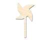 Unfinished Wood Pinwheel Shape | DIY Craft Cutout | up to 46" DIY