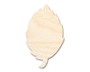 Unfinished Wood Simple Fall Leaf Shape | DIY Craft Cutout | up to 46" DIY