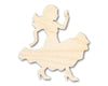 Unfinished Wood Salsa Dancer Shape | DIY Craft Cutout | up to 46" DIY