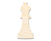 Unfinished Wood Bishop Chess Piece Shape | DIY Craft Cutout | up to 46" DIY