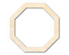Unfinished Wood Octagon Outline Shape | DIY Craft Cutout | up to 46" DIY