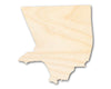 Unfinished Wood Los Angeles LA County Shape | DIY Craft Cutout | up to 46" DIY