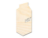 Unfinished Wood Milk Carton Shape | DIY Craft Cutout | up to 46" DIY