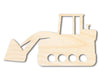 Unfinished Wood Excavator Shape | DIY Craft Cutout | up to 46" DIY