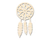 Unfinished Wood Dreamcatcher Shape | DIY Craft Cutout | up to 46" DIY