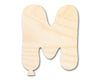 Unfinished Wood Balloon Letter M Shape | DIY Craft Cutout | up to 46" DIY