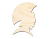 Unfinished Wood Warrior Mascot Shape | DIY Craft Cutout | up to 46" DIY