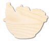 Unfinished Wood Fruit Basket Shape | DIY Craft Cutout | up to 46" DIY