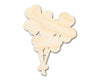 Unfinished Wood Shamrock Balloons Shape | DIY Craft Cutout | up to 46" DIY