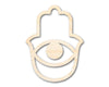 Unfinished Hamsa Eye Shape | DIY Craft Cutout | up to 46" DIY