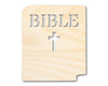 Unfinished Wood Bible Shape | DIY Craft Cutout | up to 46" DIY