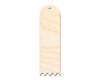 Unfinished Wood Rounded Zig Zag Bookmark Shape | DIY Craft Cutout | up to 12" DIY