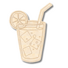 Unfinished Wood Etched Iced Drink Shape | Paint By Line Crafts | up to 30" DIY