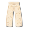 Unfinished Wood Etched Pajama Bottom Shape | Paint By Line Crafts | up to 30" DIY