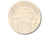 Unfinished Wood Mooey Christmas Door Sign Kit | Wood Craft Cutouts | 1/4" Thick |