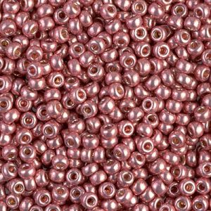 Miyuki 8-4209 8/0 Duracoat Galvanized Dark Coral Seed Beads - 5 or 10 gm
