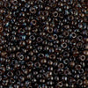 Miyuki 8-4502 8/0 Picasso Transparent Dark Amber Seed Beads - 5 or 10 gm