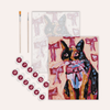 Calico With Bow - Paint by Numbers Kit