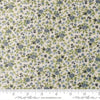 Nantucket Summer Cuddle Meadow Small Floral Cream Blue Polyester 44" / 45" Fabric per yard
