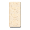 Unfinished Wood Etched Stop Light Shape | Paint By Line Crafts | up to 30" DIY