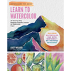 Learn to Watercolor: 20 Step-By-Step Beginner-Friendly Lessons on Watercolor Paper - Includes Watercolor Pad with Sketches - No Drawing Required! - Paperback