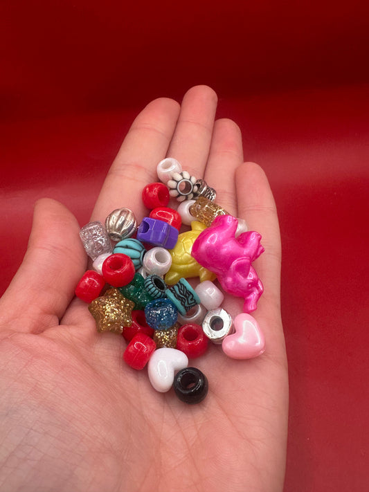 DIY Friendship Bracelet Kit – 1 oz Assorted Beads & String