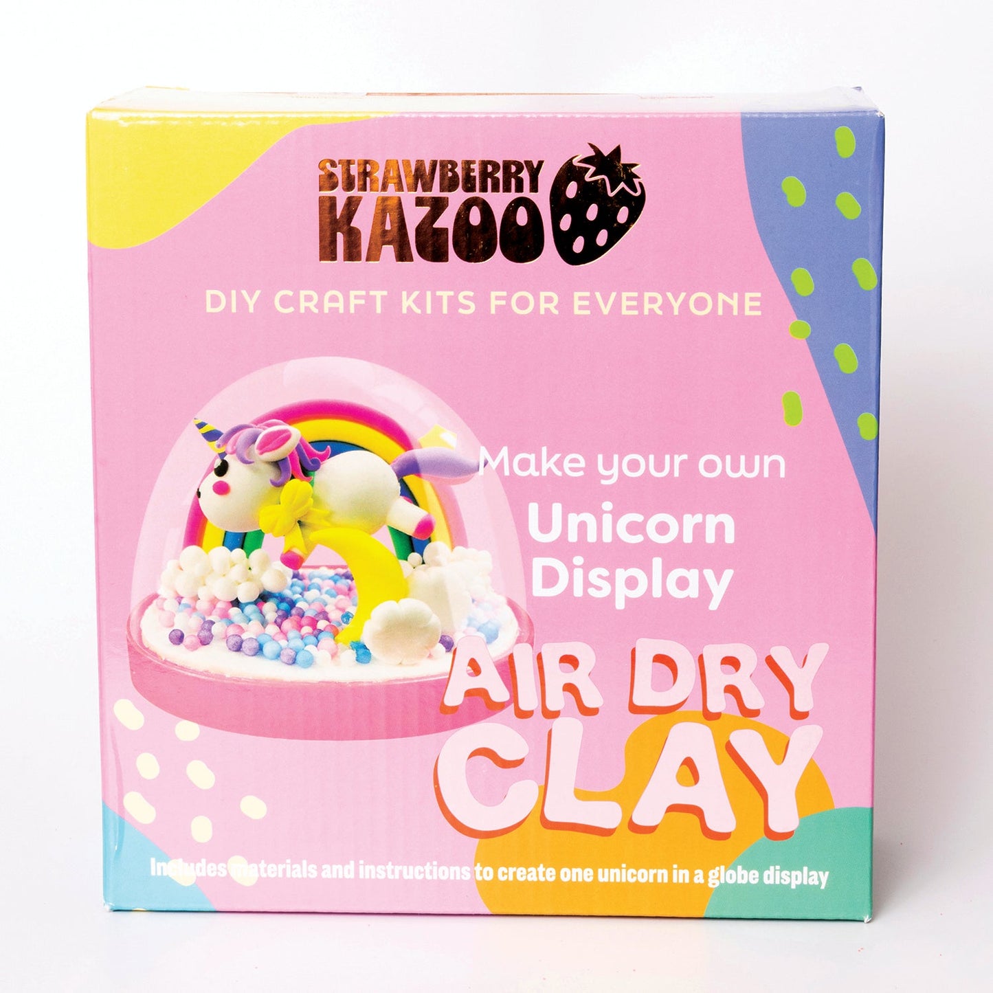 Strawberry Kazoo Unicorn Air Dry Clay Craft Kit
