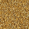 Miyuki Delica 11/0 DB1832 Duracoat Galvanized Gold Cylinder/Tube Beads - 5 or 10 gm