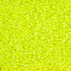 Miyuki Delica DB2031 11/0 Luminous Limeade Lined Crystal Cylinder/Tube Beads - 5 or 10 gm