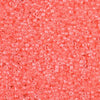 Miyuki Delica DB2034 11/0 Luminous Flamingo Lined Crystal Cylinder/Tube Beads, 5 or 10 gm