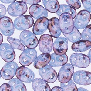 Matubo Superduo 2.5 x 5 mm 00030-15726 Vega on Crystal Beads - 5 or 10 gm