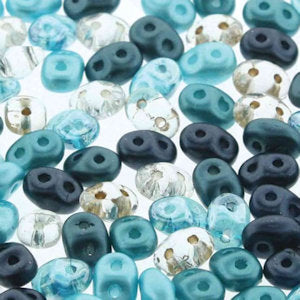 Matubo Superduo Mix152 Caribbean Seas Beads - 5 or 10 gm