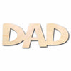 Dad Unfinished Wood Cutout DIY handmade Craft