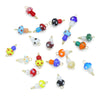 Colorful Ceramic Mushroom charm For Necklace Bracelet Jewelry Making Supply, Sku#EF821
