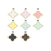 Clover Flower Connector charm, Flower charm, Sku#FH254