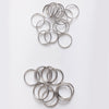 Silver Tone Split Key Rings Multipack of 25