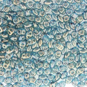 Matubo Superduo 2.5 x 5 mm 00030-29266 Halo Celestial Blue Beads - 5 or 10 gm