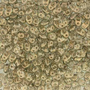 Matubo Superduo 2.5 x 5 mm 00030-29270 Halo Champagne Beads - 5 or 10 gm