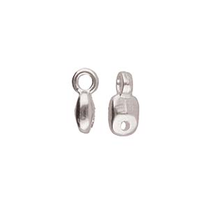 Cymbal™ Vourkoti Superduo Bead Endings™, 3.3 X 8 mm - Antique Brass Plated, 24K Gold Plated or Antique Silver Plated- 1 Pair
