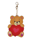Diamond Art Caring Bear Keychain