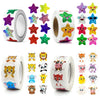 500/1000pcs Colorful Holographic Star Stickers – DIY Scrapbook & Kids