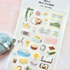 Korean Import Suatelier Lazy Sunday Stickers | Cute Scrapbooking and DIY Journal Decor