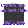 Flexi Plate with Carbon Fiber - Bambu Lab A1, X1, P1, P2S, X2D - 258 x 258