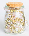 Gold and Pink XOXO DIY Bead Jar