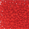 Matubo Superduo 2.5 x 5 mm 59320 Opaque Coral Red Beads - 5 or 10 gm