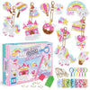 Children's Unicorn Diamond Painting Kit - DIY Keychain Sticker Art for Girls