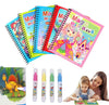 Cartoon Watercolor Painting Magic Book | Mess-Free Reusable Water Drawing Pad for Kids
