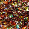 Matubo Superuno 2.5 x 5 mm 00030-95600 Crystal Magic Red Yellow Beads - 5 or 10 gm
