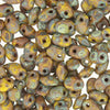 Matubo Superuno 2.5 x 5 mm 83120-86805 Lemon Travertine Dark Beads - 5 or 10 gm